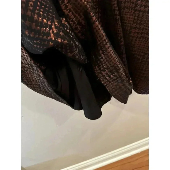 NWT Lush Sleeveless Pleated Metallic Dress Small New Years Eve Party Dress - Picture 5 of 9